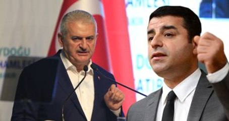 Yıldırım'dan Demirtaş'a Çok Sert Sözler: Almanya'da Konuşacağına Burada Konuş
