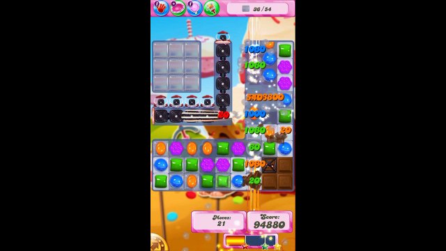 Candy Crush Level 1645 Completed without Frog