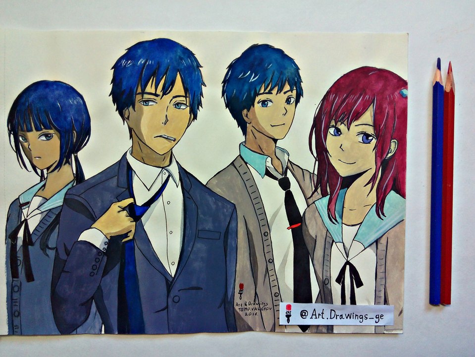 Speed Drawing Anime ReLife / Рисую Аниме Повторная жизнь / アニメリライフドローイング  / (Art & Drawings)