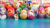huevos sorpresa en español de Hello Kitty, jake y los piratas de nunca jamás y los minions 2016
