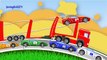 Trucks and Cars Learn to Count Compilation. Learn fruits. Bubbles. Cartoon for children.