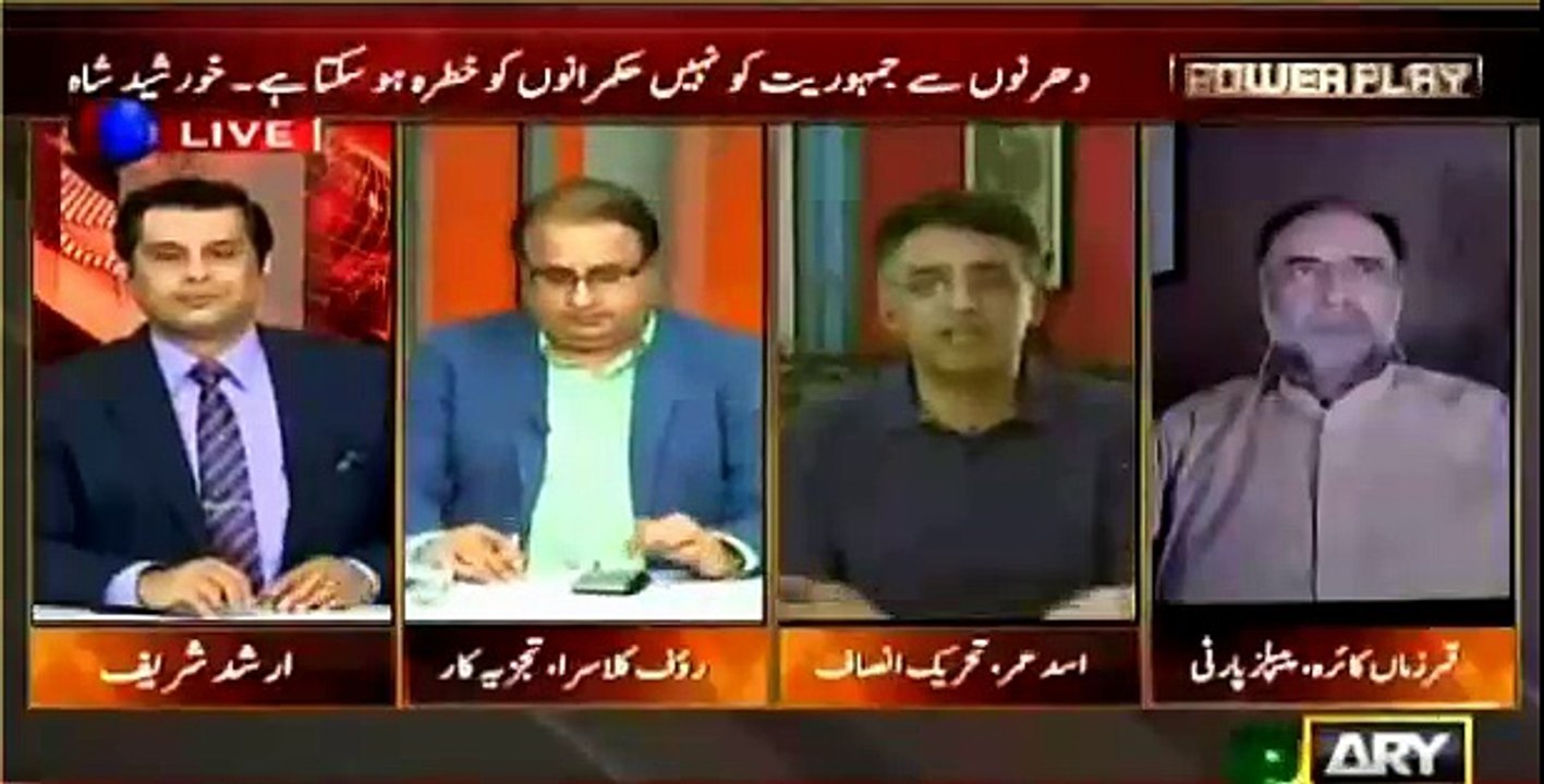 Allah har Hakumat ko Khursheed Shah jaisa Opposition leader de, Kisi bhi Hakumat ki khushkasmati hogi agar aisa Opposition leader unhe milay - Asad Umer