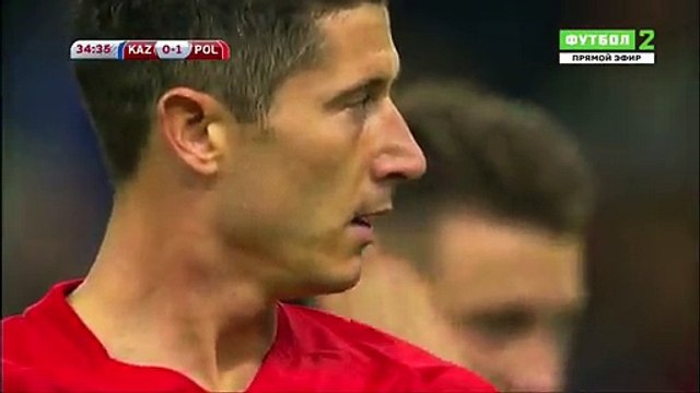 0-2 Robert Lewandowski Penalty Goal HD - Kazakhstan vs Poland - WC Qualification - 04.09.2016