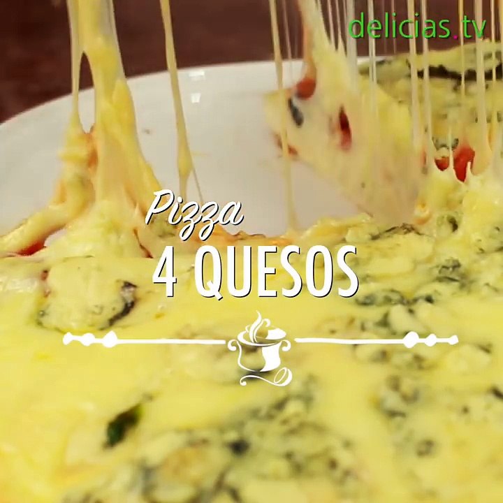 Pizza 4 quesos