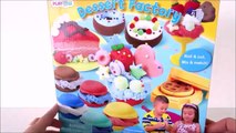 Play Doh for kids Dessert Factory Cookies, Donuts & Ice Cream Play doh toys