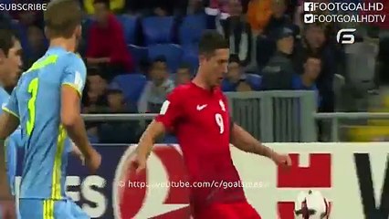 Robert Lewandowski Penalty Goal ~ Kazakhstan vs Poland 0-2 ~ [Elimination Russia 2018] 04.09.2016 HD
