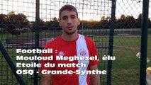 Football : Mouloud Meghezel, étoile du match OSQ - Grande-Synthe