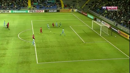 Arkadiusz Milik Comically Hits The Crossbar Against An Empty Net vs Kazakhstan!