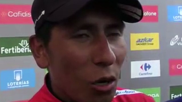 La Vuelta 2016 - Nairo Quintana : On peut se réjouir de la stratégie de Contador qui a permis de lâcher Froome