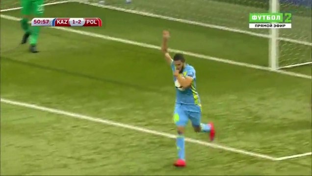 1-2 Sergey Khizhnichenko Goal HD - Kazakhstan 1-2 Poland - 04.09.2016 HD