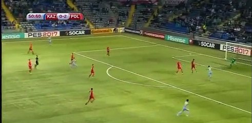 Sergey Khizhnichenko Goal - Kazakhstan 1-2 Poland 04.09.2016