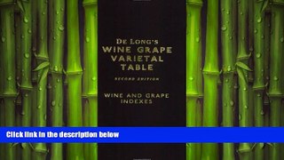 behold  De Long s Wine Grape Varietal Table