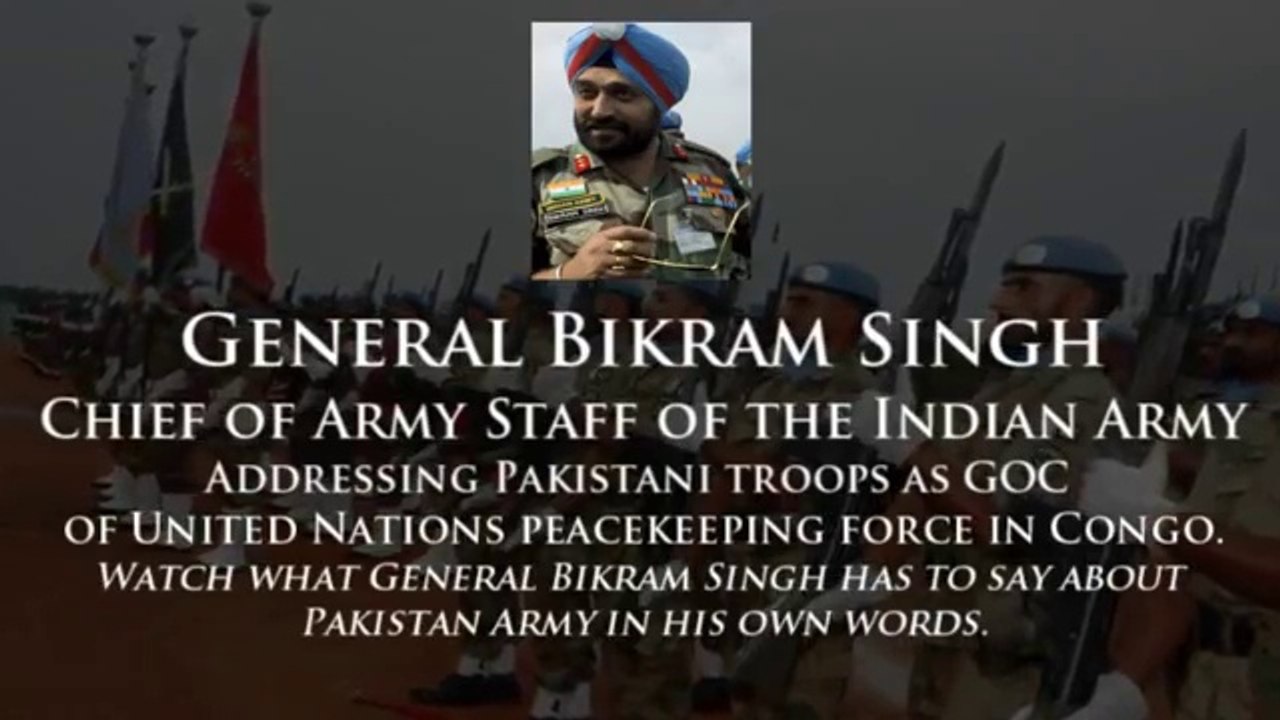 Indian Army Chief admits Pakistan Army is Best in the World