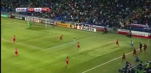 2-2 Sergey Khizhnichenko Goal - Kazakhstan 2-2 Poland 04.09.2016