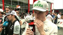 Sky F1: Nico Hulkenberg Post Race Interview (2016 Italian Grand Prix)