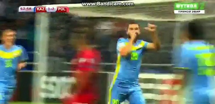 1-2 Sergei Khizhnichenko Amazing Goal HD - Kazakshtan 2-2 Poland - WC Qualification - 04.09.2016
