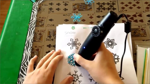 قلم دودلر يرسم تصاميم ثلاثية الأبعاد في الهواء