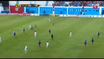 Wahbi Khazri GOAL -  Tunisia 1-0 Liberia 04.09.2016