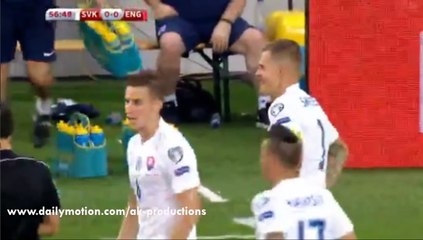 Martin Skrtel Fantastic Goal - Slovakia vs England 1-0