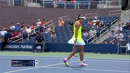 ABD Açık: Ana Konjuh - Varvara Lepchenko (Özet)