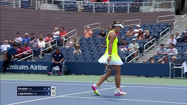 ABD Açık: Ana Konjuh - Varvara Lepchenko (Özet)