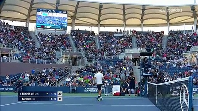 ABD Açık: Kei Nishikori - Nicolas Mahut (Özet)