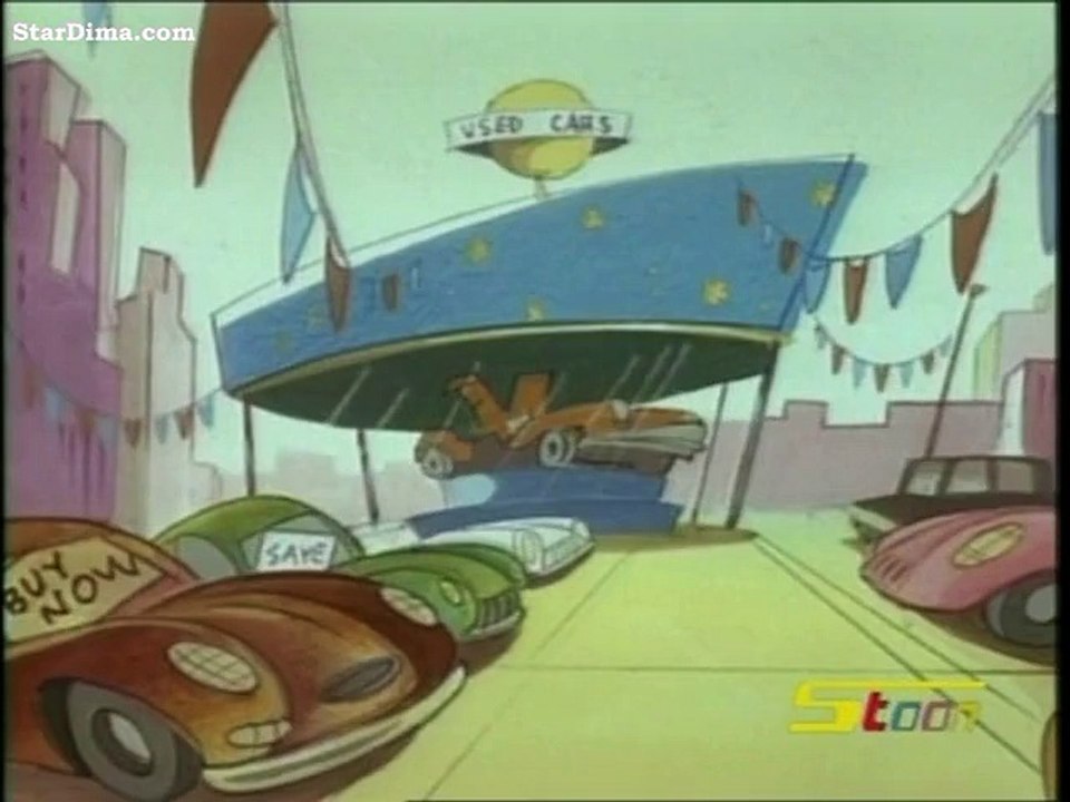 كارتون النمر الوردي سيارة