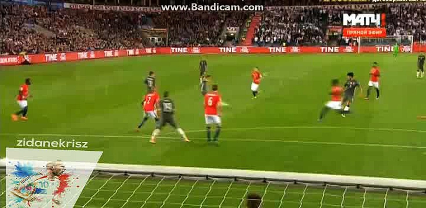 Thomas Müller Brilliant Goal HD - Norway 0-1 Germany - WC Qualification - 04.09.2016