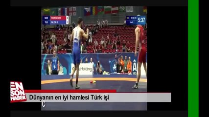 DÜNYA'DA SADECE TÜRK GÜREŞÇİNİN YAPABİLDİĞİ HAREKET