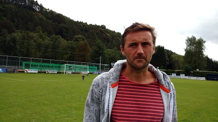 Jean-Sebastien Legros explique le but de Hamoir contre Namur