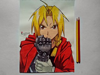 Speed Drawing Anime  Edward Elric / Рисую Аниме Эдвард Элрик / アニメエドワード・エルリックドローイング / (Art & Drawings)