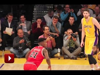 David Beckham Spotted At The Lakers game In Los Angeles, CA