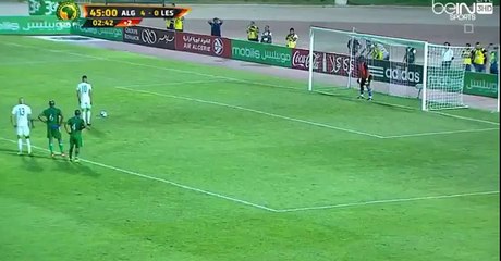 Pénalty de Boudebouz et le cinquième but de l'Algérie