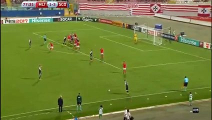 Steven Fletcher GOAL HD - Malta 1-4 Scotland 04.09.2016