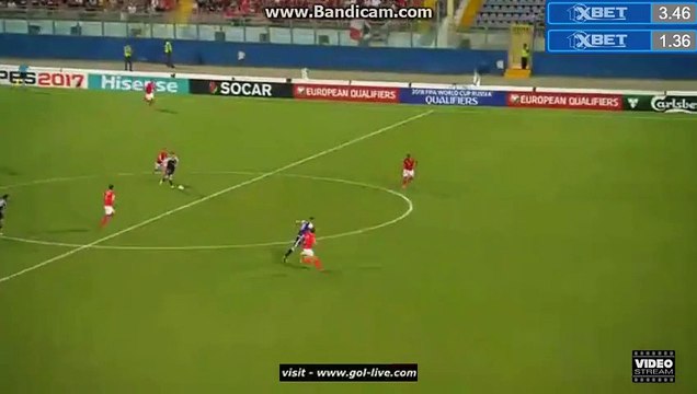 1-5 Robert Snodgrass Hat-trick Goal HD - Malta 1-5 Scotland - WC Qualification Europe - 04.09.2016 H