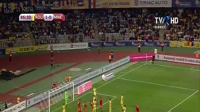 Stevan Jovetić Goal - Romania 1-1 Montenegro 04.09.2016 HD