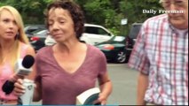 Alison Carey arrives to court - Pleads Not Guilty to Prostitution charges - Aug 31st 2016