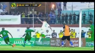 اهداف مباراة الجزائر وليسوتو 5-0 كامله ( 4-9-2016 ) الاهداف كامله __ تصفيات كاس امم افريقيا 2017