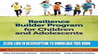 [PDF] Resilience Builder Program for Children and Adolescents: Enhancing Social Competence and