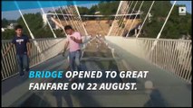 World’s longest glass bridge abruptly closes just two weeks after it opened