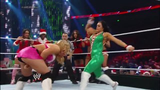 12 Divas Jingle Belles Match- Raw, Dec. 23, 2013