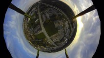 360fly and my views!!  not VR and some corny music.  it got windy real quick but showing editing too