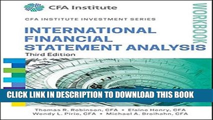 [PDF] International Financial Statement Analysis Workbook (CFA Institute Investment Series)