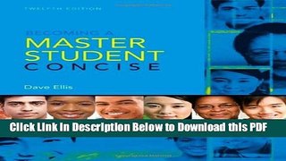 [Read] Becoming a Master Student: Concise Popular Online