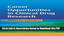 [PDF] Career Opportunities in Clinical Drug Research Full Online