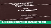 [New] Universal Method for Saxophone Exclusive Online