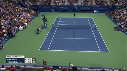 Rafael Nadal!! Incredible Point!!! US Open 03.09.2016! Full HD! - YouTube