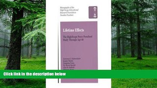 Must Have PDF  Lifetime Effects: The High/Scope Perry Preschool Study Through Age 40 (Monographs