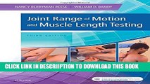 [New] Joint Range of Motion and Muscle Length Testing, 3e Exclusive Online