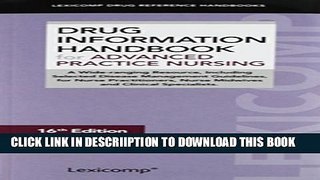 [New] Drug Information Handbook for Advanced Practice Nursing Exclusive Online